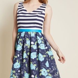 Intriguing on Arrival Cotten Twofer Modcloth Dress